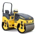 Yellow vibratory roller product image on white background