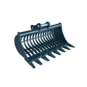 Sieve bucket attachment for excavator