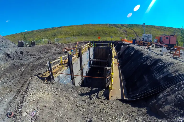 Trench Safety: Shoring Photo