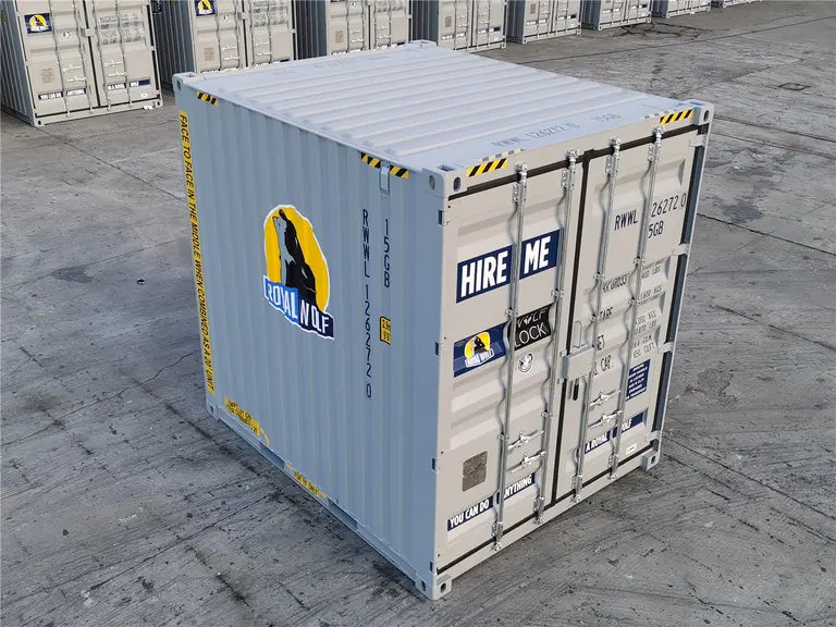 10ft Wolf Lock High Cube Shipping Container