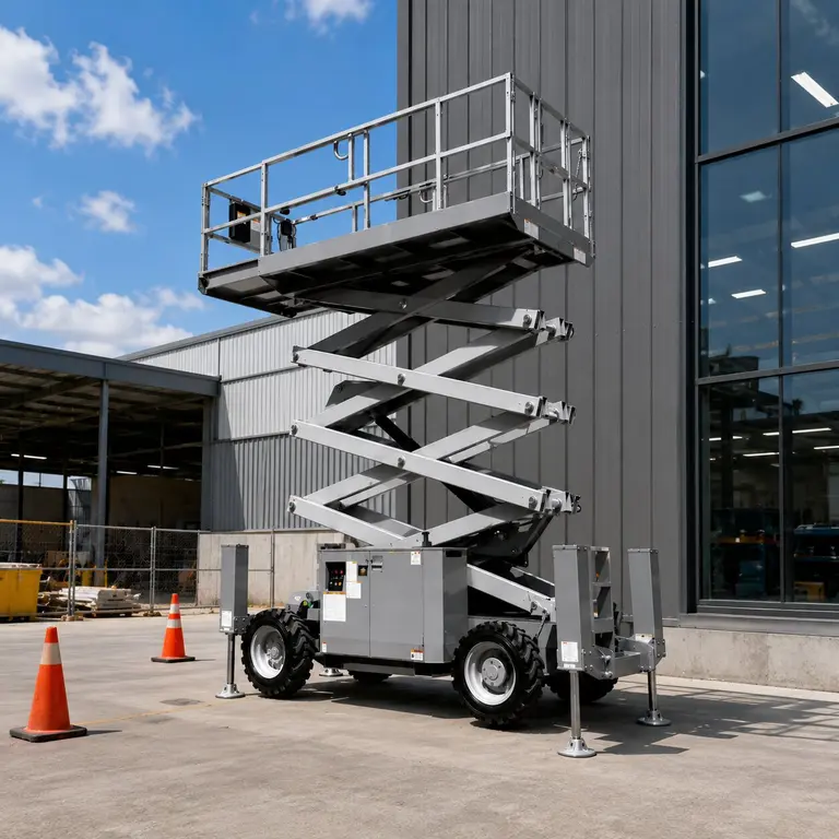 40ft Electric Rough Terrain Scissor Lift