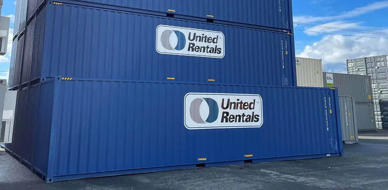 Stacked storage containers