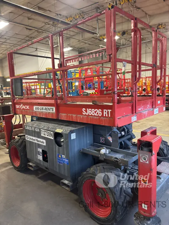 2021 Skyjack SJ6826RT Rough Terrain Scissor Lift