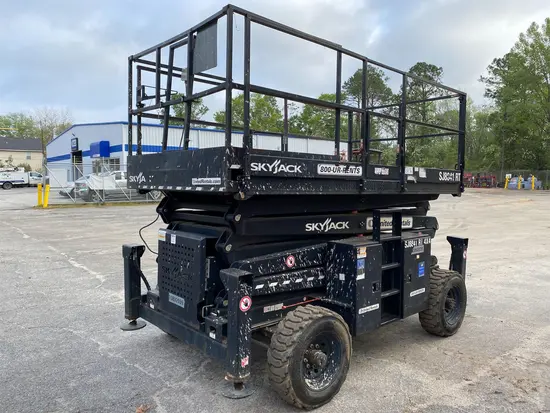 2019 Skyjack SJ8841RT Rough Terrain Scissor Lift
