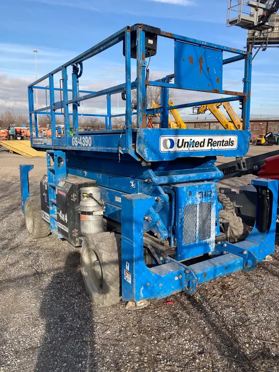2017 Genie GS-4390 RT Rough Terrain Scissor Lift