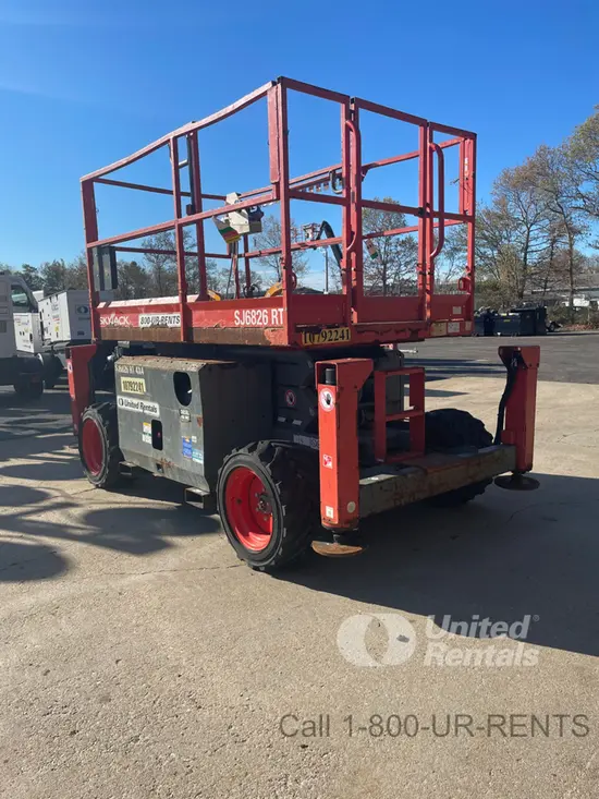 2018 Skyjack SJ6826RT Rough Terrain Scissor Lift