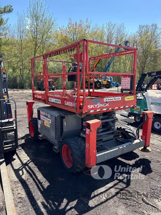 2020 Skyjack SJ6826RT Rough Terrain Scissor Lift