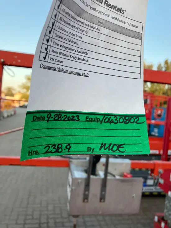 2017 Skyjack SJIII3219 Scissor Lift
