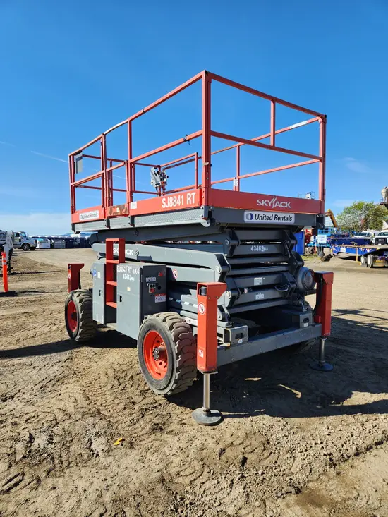 2017 Skyjack SJ8841RT Rough Terrain Scissor Lift
