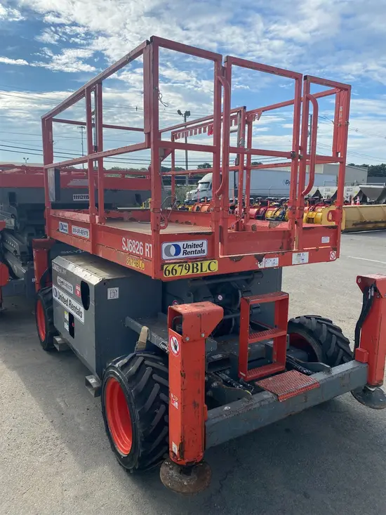 2018 Skyjack SJ6826RT Rough Terrain Scissor Lift