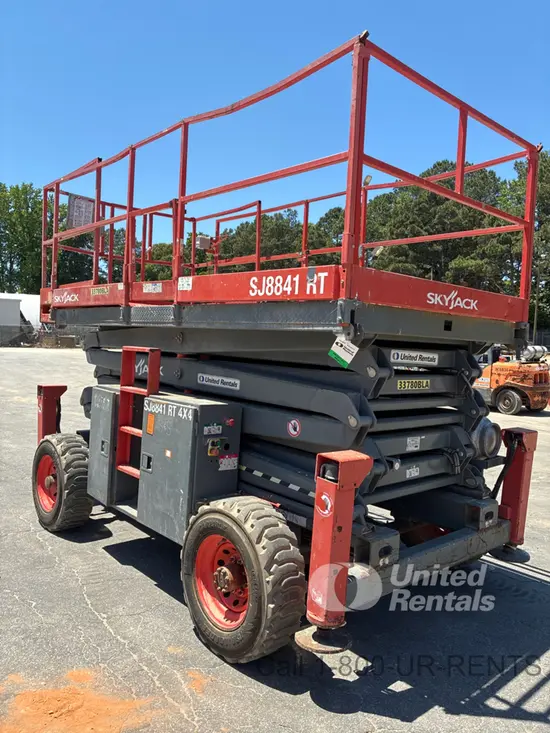 2016 Skyjack SJ8841RT Rough Terrain Scissor Lift