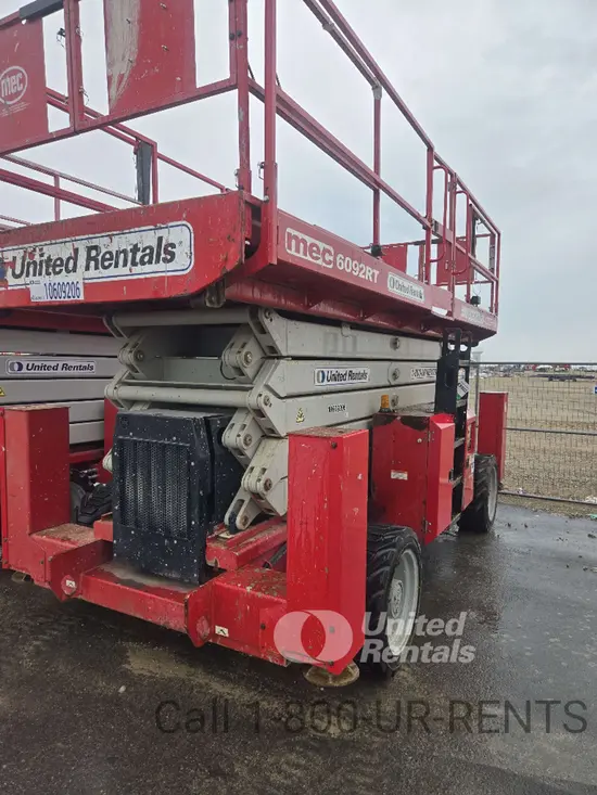 2017 MEC 6092RT Rough Terrain Scissor Lift