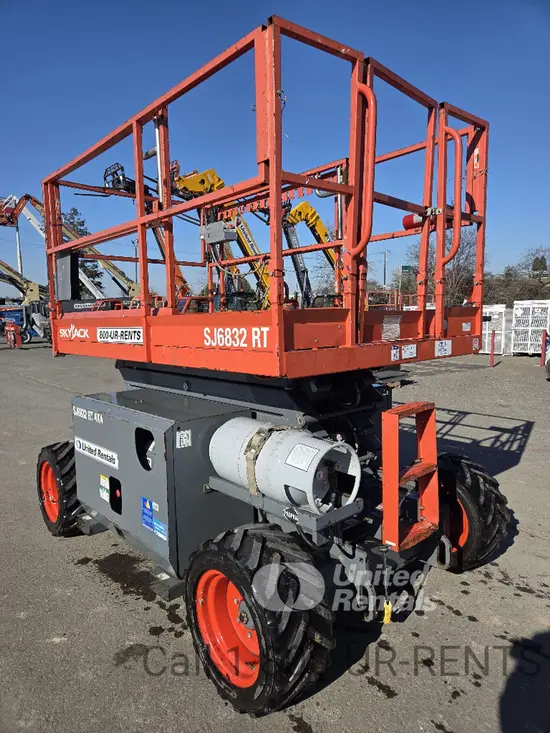 2018 Skyjack SJ6832RT Rough Terrain Scissor Lift