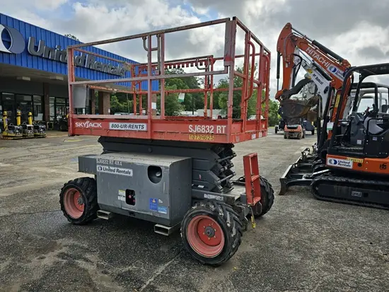 2018 Skyjack SJ6832RT Rough Terrain Scissor Lift