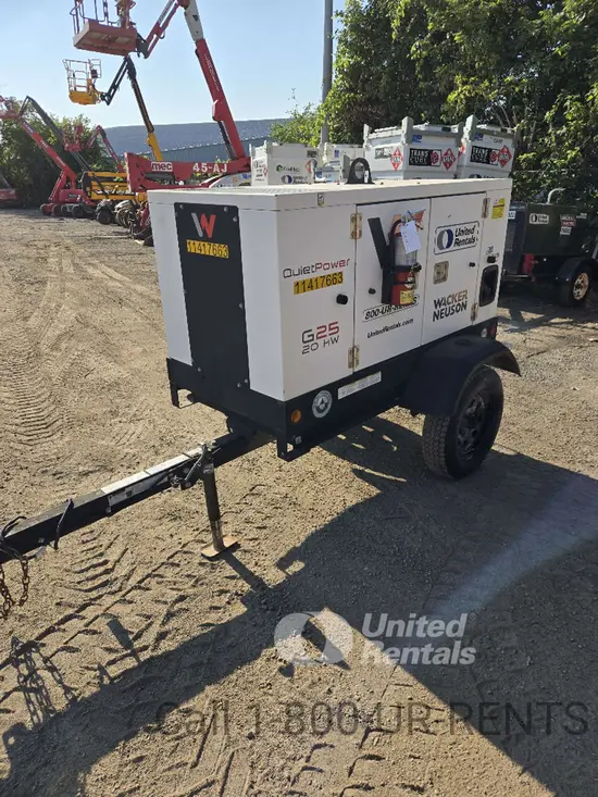2022 Wacker Neuson G25 T4F Diesel Generator