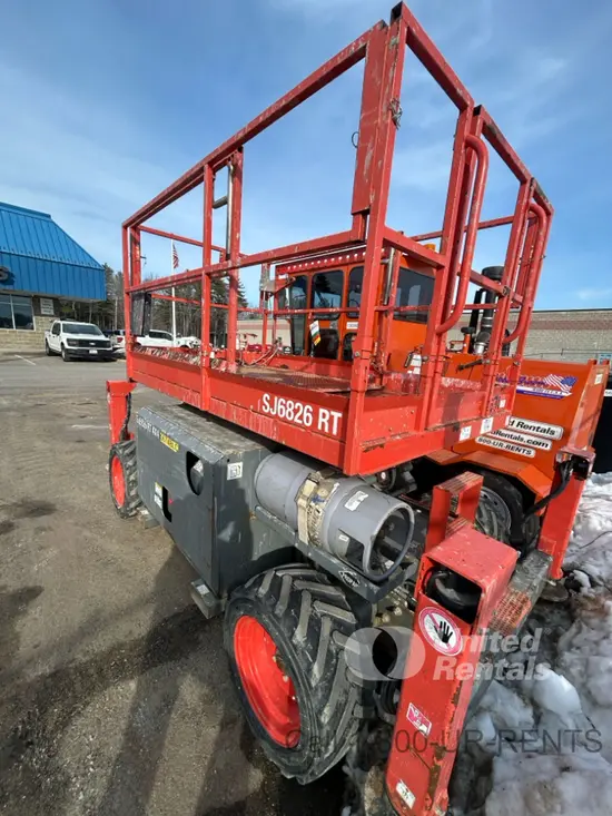 2018 Skyjack SJ6826RT Rough Terrain Scissor Lift