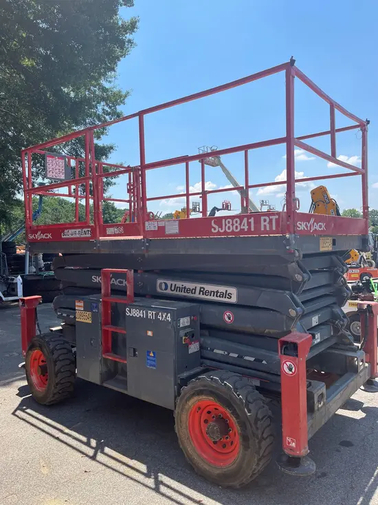 2019 Skyjack SJ8841RT Rough Terrain Scissor Lift