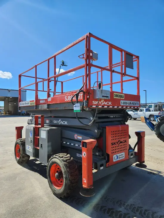 2018 Skyjack SJ8841RT Rough Terrain Scissor Lift