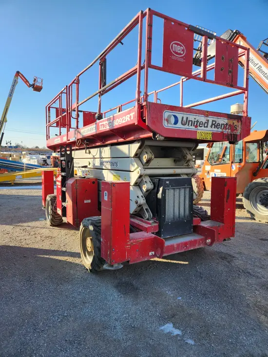 2017 MEC 6092RT Rough Terrain Scissor Lift