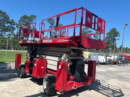 2018 MEC 6092RT Rough Terrain Scissor Lift