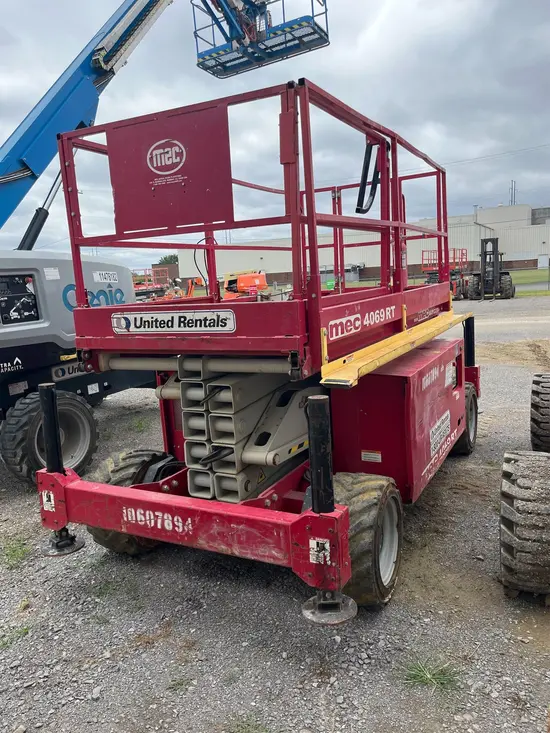 2017 MEC 4069RT Rough Terrain Scissor Lift