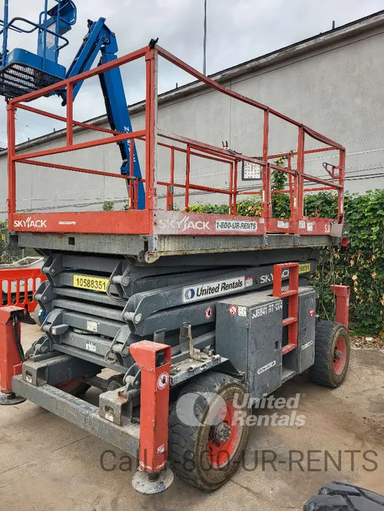 2017 Skyjack SJ8841RT Rough Terrain Scissor Lift