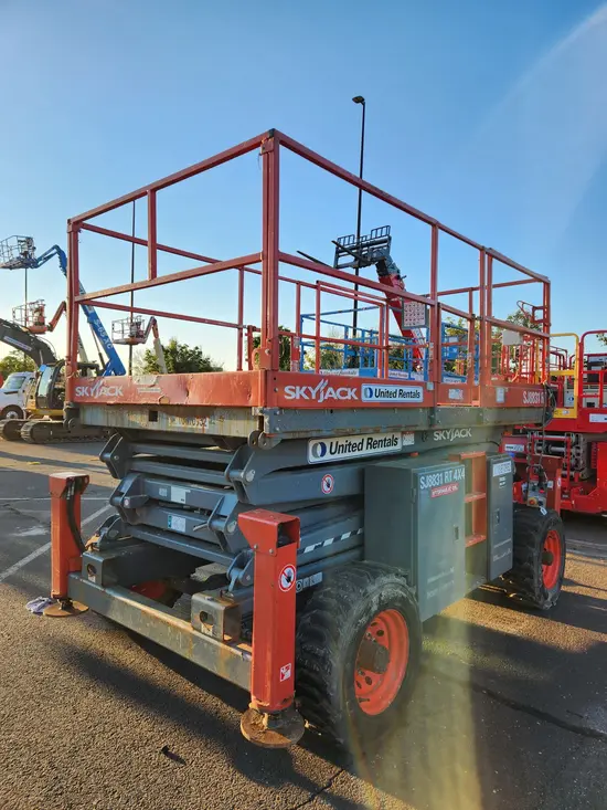 2018 Skyjack SJ8831RT Rough Terrain Scissor Lift