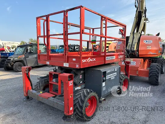 2021 Skyjack SJ6826RT Rough Terrain Scissor Lift