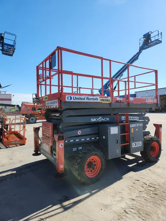 2018 Skyjack SJ8841RT Rough Terrain Scissor Lift