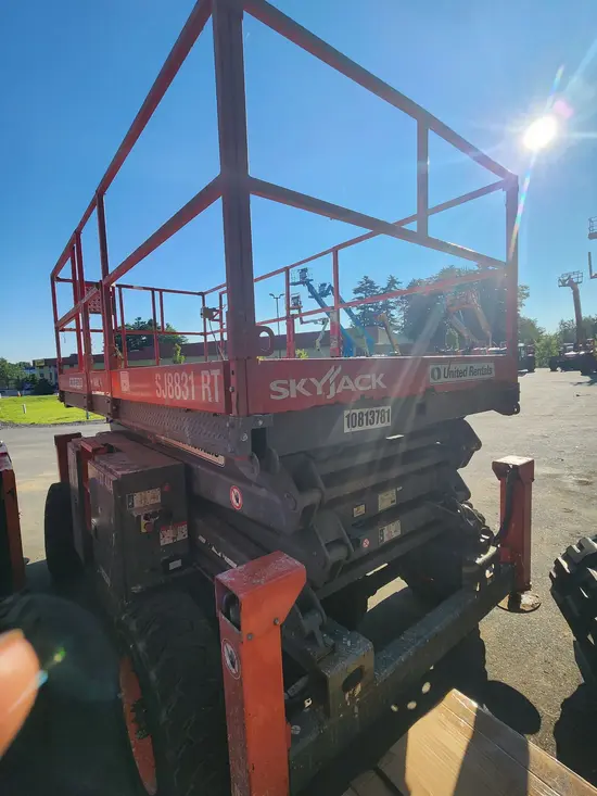 2018 Skyjack SJ8831RT Rough Terrain Scissor Lift