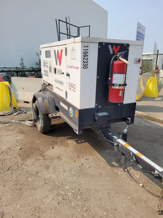 2023 Wacker Neuson G50 T4F 600V Diesel Generator