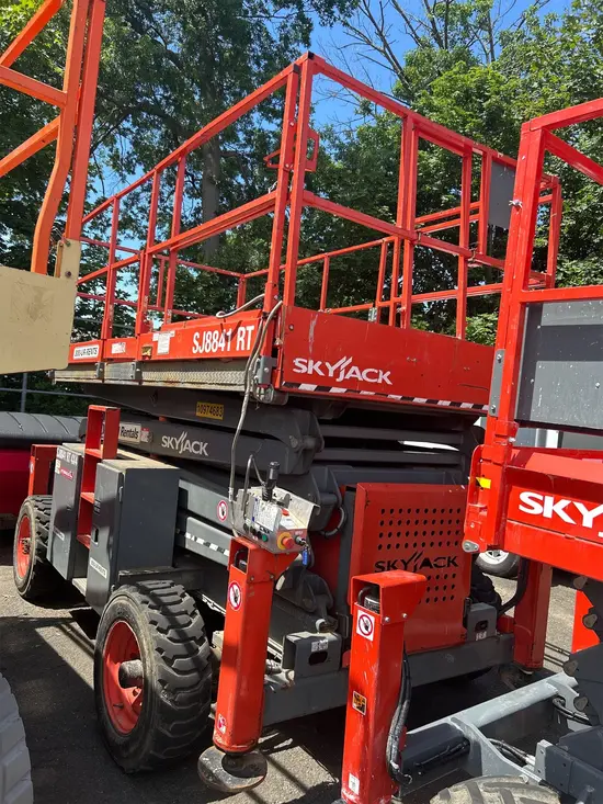 2019 Skyjack SJ8841RT Rough Terrain Scissor Lift