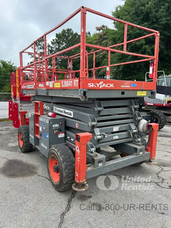2018 Skyjack SJ8841RT Rough Terrain Scissor Lift