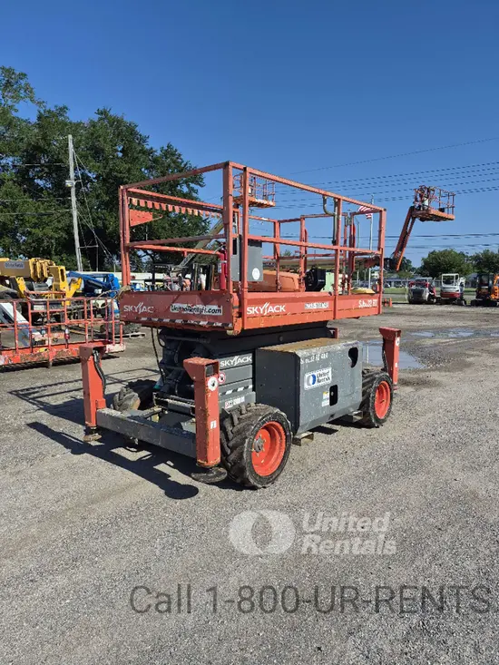 2018 Skyjack SJ6832RT Rough Terrain Scissor Lift