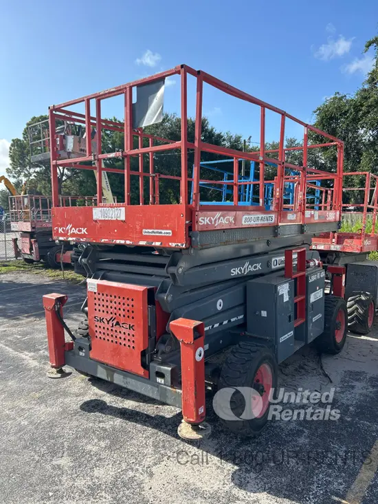 2019 Skyjack SJ8841RT Rough Terrain Scissor Lift