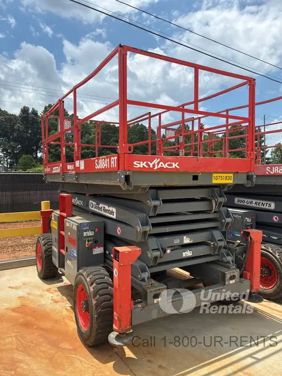 2018 Skyjack SJ8841RT Rough Terrain Scissor Lift