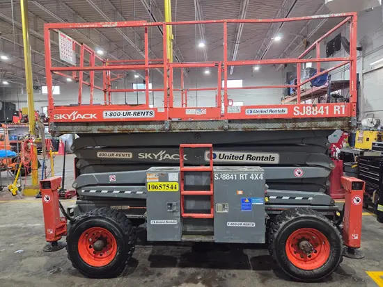 2017 Skyjack SJ8841RT Rough Terrain Scissor Lift
