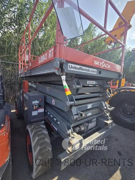 2017 Skyjack SJ8841RT Rough Terrain Scissor Lift