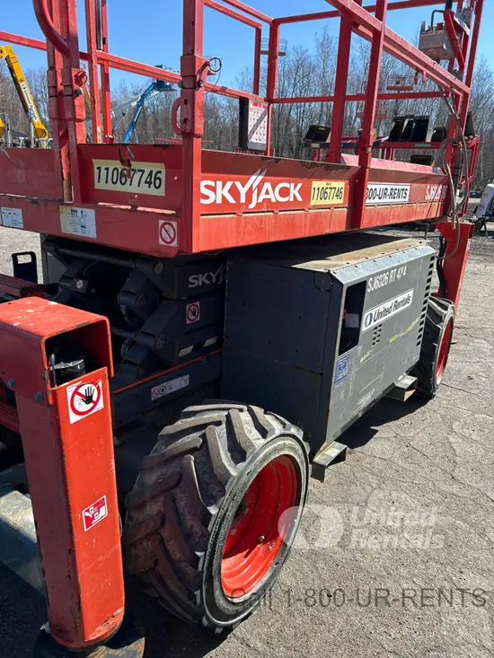 2020 Skyjack SJ6826RT Rough Terrain Scissor Lift