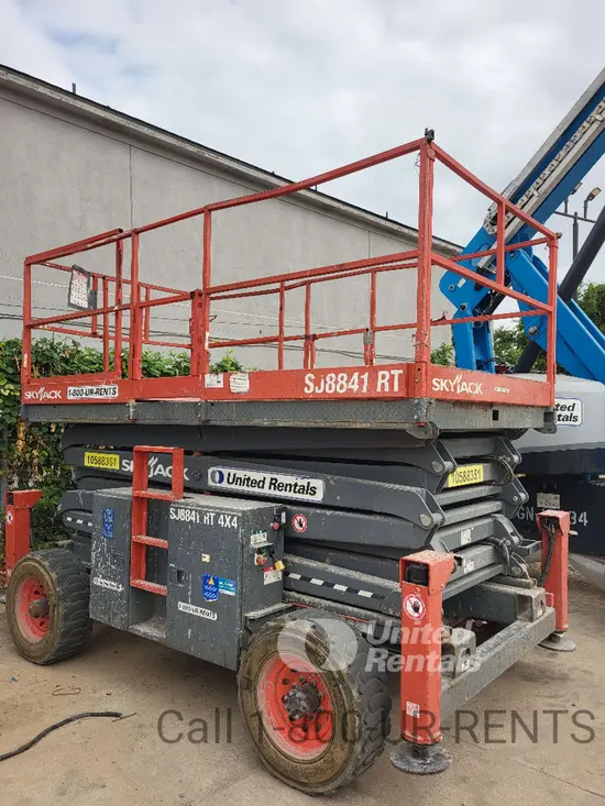 2017 Skyjack SJ8841RT Rough Terrain Scissor Lift