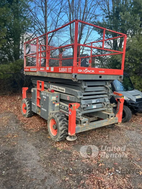 2019 Skyjack SJ8841RT Rough Terrain Scissor Lift