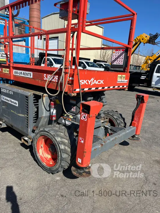 2020 Skyjack SJ6826RT Rough Terrain Scissor Lift