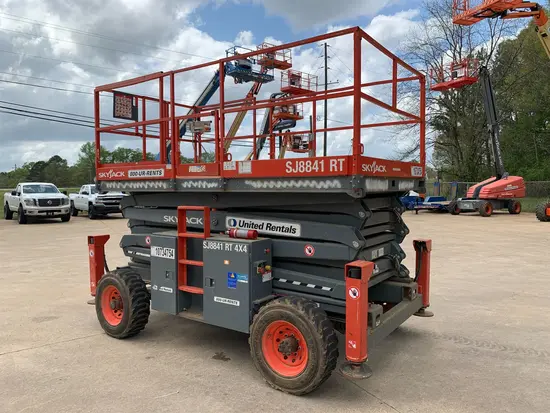 2018 Skyjack SJ8841RT Rough Terrain Scissor Lift