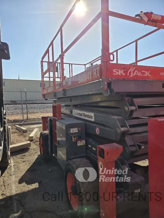 2019 Skyjack SJ8841RT Rough Terrain Scissor Lift