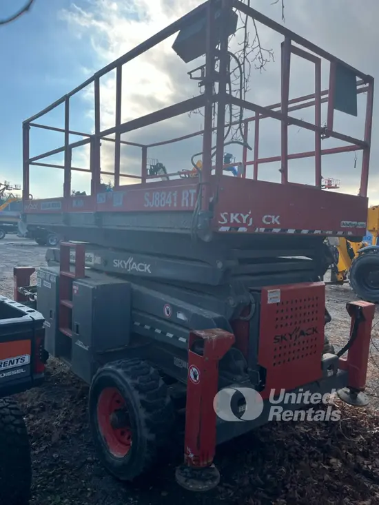 2019 Skyjack SJ8841RT Rough Terrain Scissor Lift