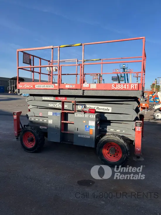 2018 Skyjack SJ8841RT Rough Terrain Scissor Lift