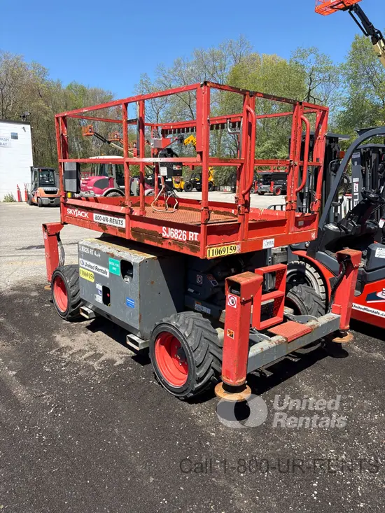 2020 Skyjack SJ6826RT Rough Terrain Scissor Lift