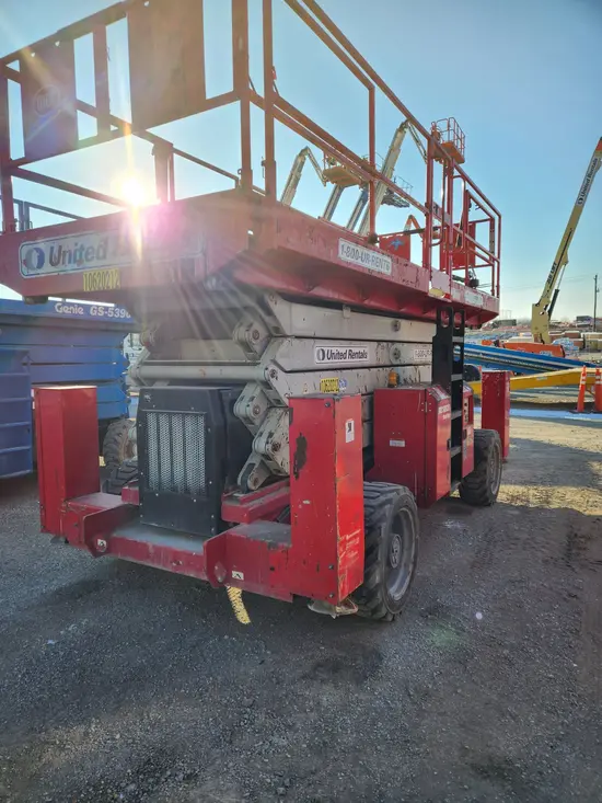 2017 MEC 6092RT Rough Terrain Scissor Lift