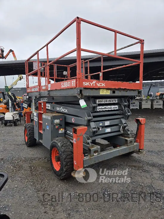 2018 Skyjack SJ8841RT Rough Terrain Scissor Lift