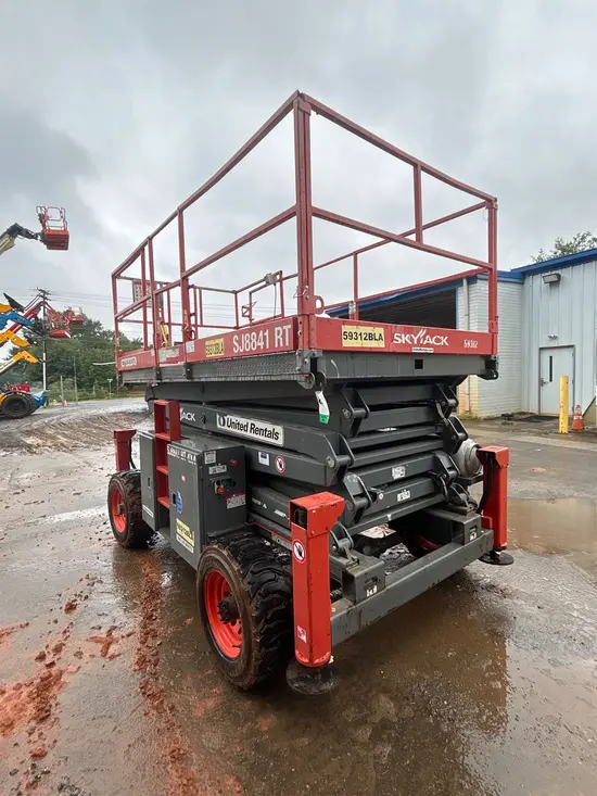 2018 Skyjack SJ8841RT Rough Terrain Scissor Lift